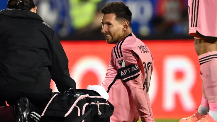 Lionel Messi of Inter Miami during the match against CF Montreal
