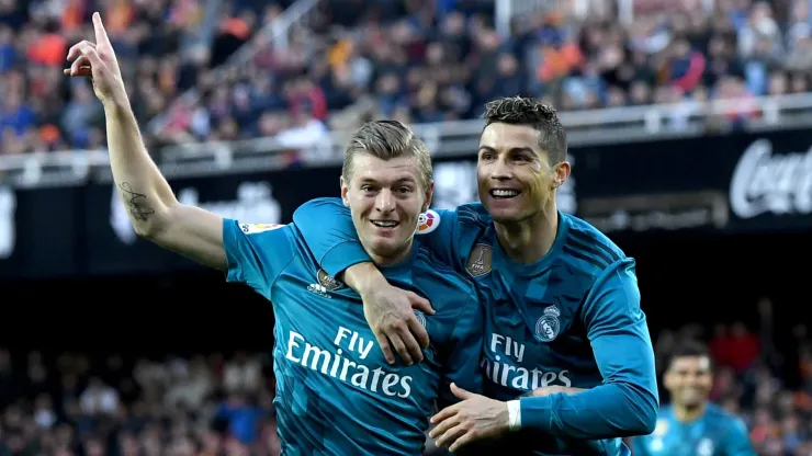 Cristiano Ronaldo and Toni Kroos
