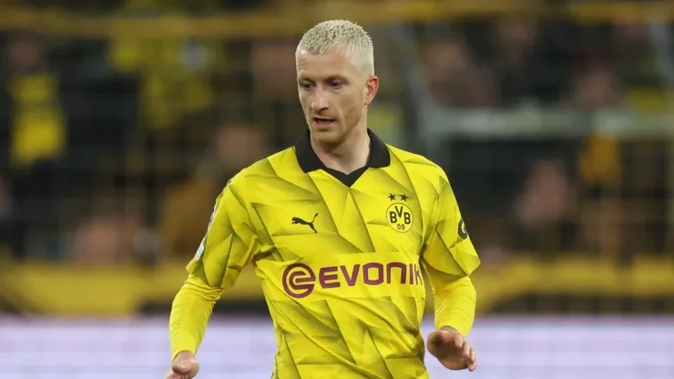 Marco Reus in action for Dortmund.
