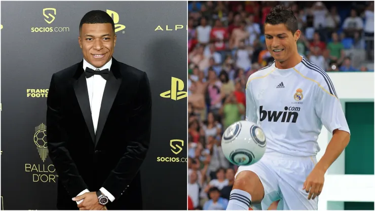 Kylian Mbappe (left) and Cristiano Ronaldo.
