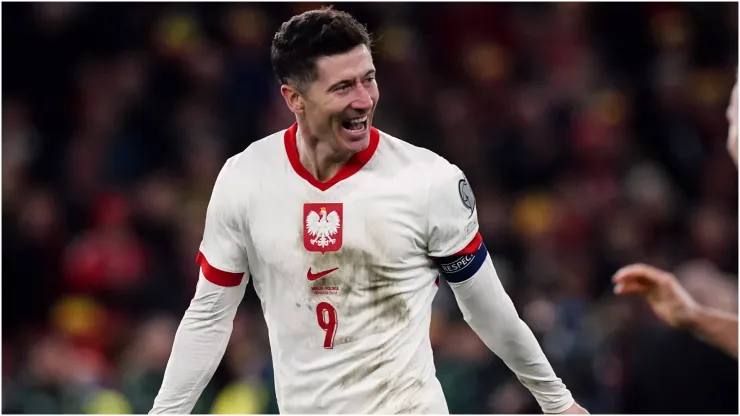 Poland's Robert Lewandowski
