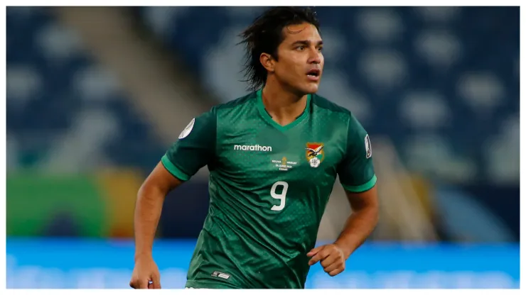 Marcelo Moreno of Bolivia looks on during a Group A match between Bolivia and Uruguay as part of Copa America Brazil 2021 
