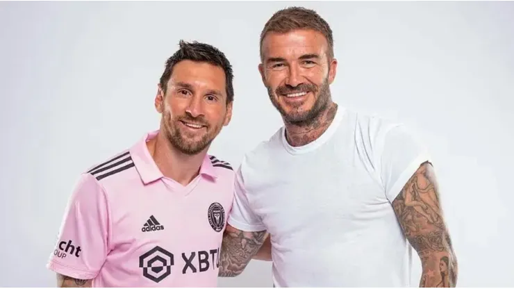 Lionel Messi and David Beckham 
