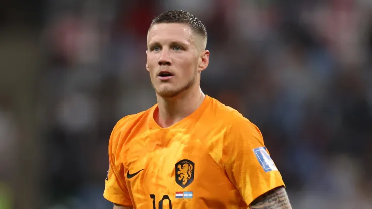 Wout Weghorst of Netherlands during the FIFA World Cup Qatar 2022 quarter final match between Netherlands and Argentina at Lusail Stadium on December 09, 2022 in Lusail City, Qatar.
