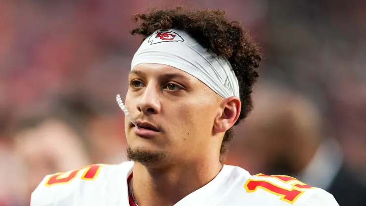 Patrick Mahomes quarterback of the Kansas City Chiefs
