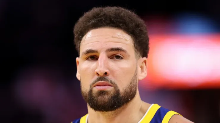 Klay Thompson with the Golden State Warriors
