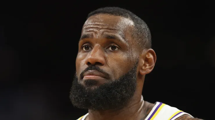 LeBron James of the Los Angeles Lakers
