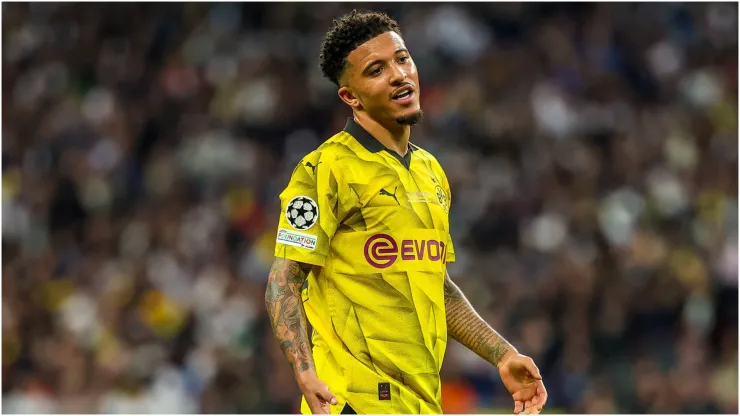 Jadon Sancho with Borussia Dortmund
