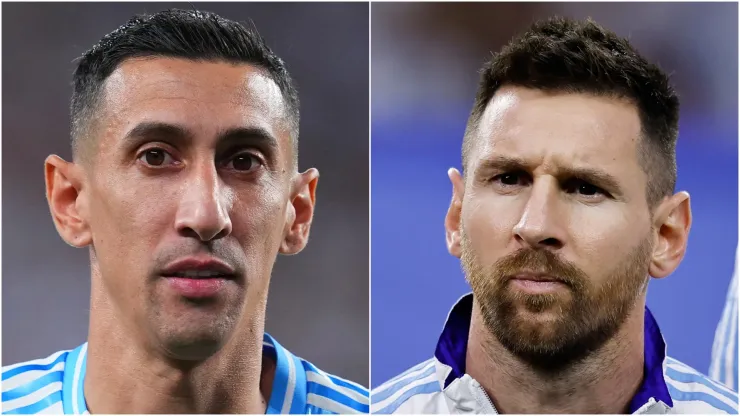 Angel di Maria and Lionel Messi
