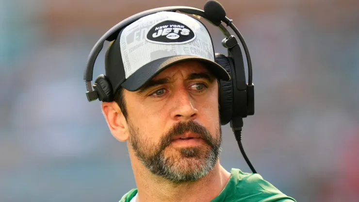 Aaron Rodgers quarterback of the New York Jets
