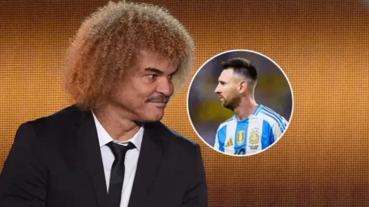 Carlos 'El Pibe' Valderrama y Lionel Messi.
