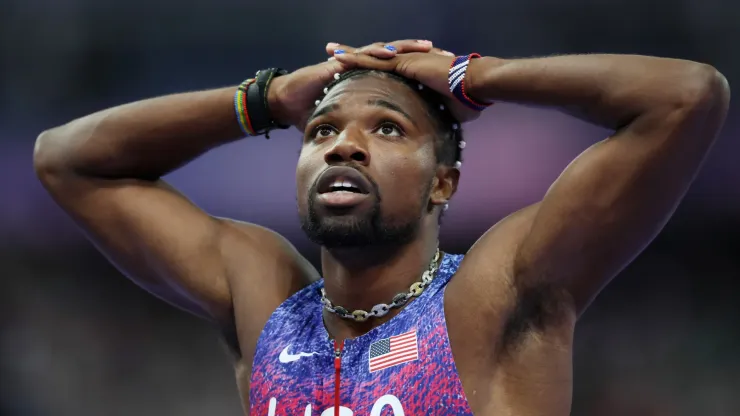 Noah Lyles in Paris 2024 Olympics
