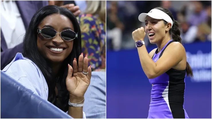 Simone Biles supports Jessica Pegula at 2024 US Open
