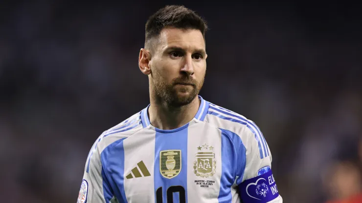 World Cup champion Lionel Messi 
