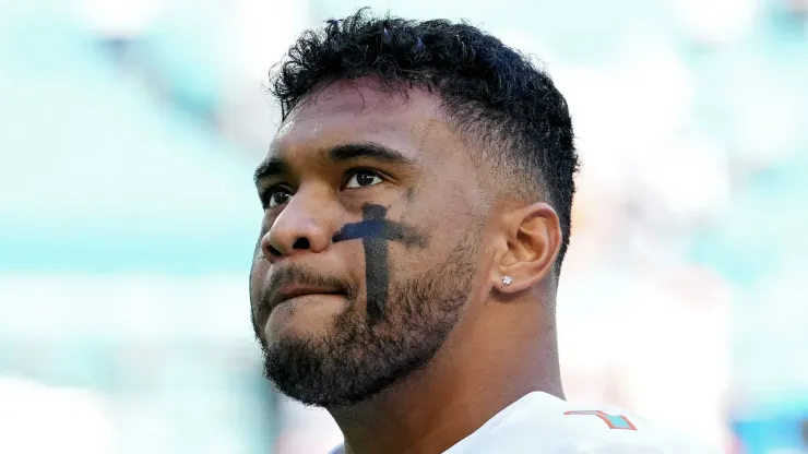 Tua Tagovailoa quarterback of the Miami Dolphins
