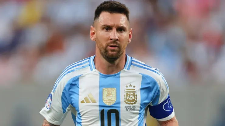 Lionel Messi 10 of Argentina during the CONMEBOL Copa America - Semifinal game against Canada
