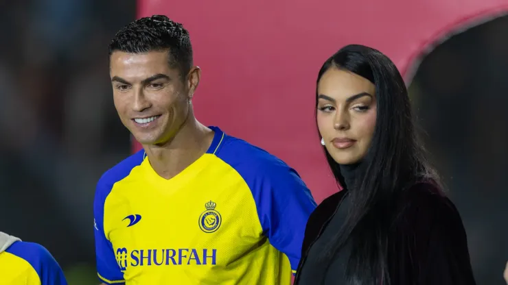 Georgina Rodriguez and Cristiano Ronaldo 
