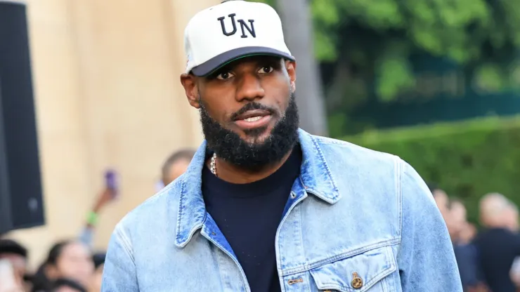  LeBron James attends the Los Angeles Premiere of Netflix's "Starting 5"at The Egyptian Theatre Hollywood on September 23, 2024 in Los Angeles, California. 
