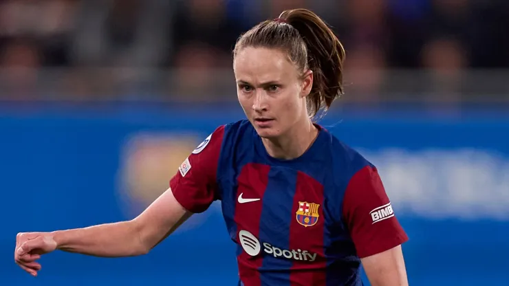 Barcelona winger Caroline Grahan Hansen 
