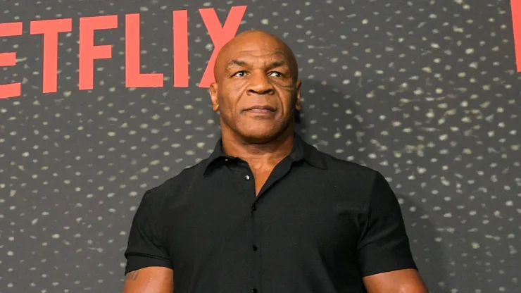 Mike Tyson attends the Starting 5 LA Premiere at The Egyptian Theatre Hollywood on September 23, 2024 in Los Angeles, California. 
