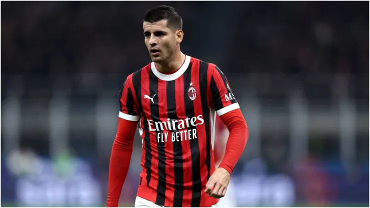 Alvaro Morata of AC Milan
