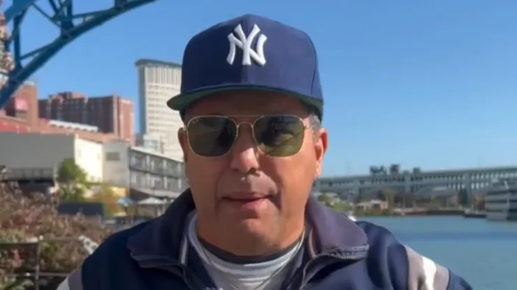 Nick Turturro during one of his videos talking about the Yankees.
