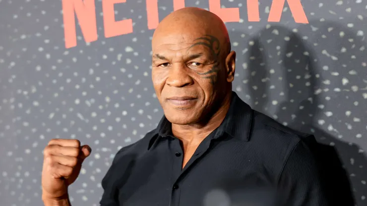 Mike Tyson attends the Los Angeles Premiere of Netflix's "Starting 5"at The Egyptian Theatre Hollywood on September 23, 2024 in Los Angeles, California. 
