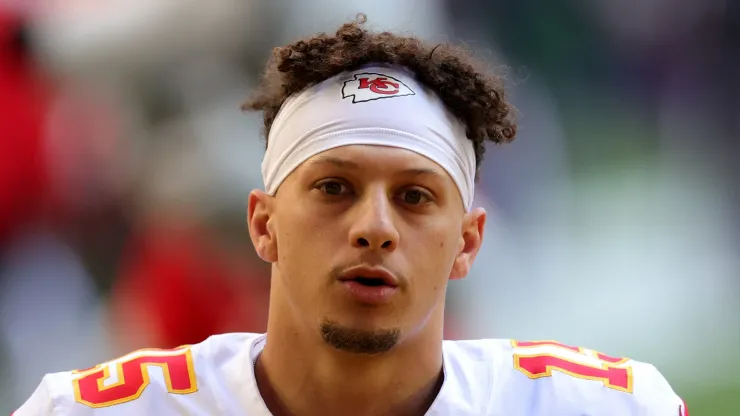 Patrick Mahomes quarterback of the Kansas City Chiefs
