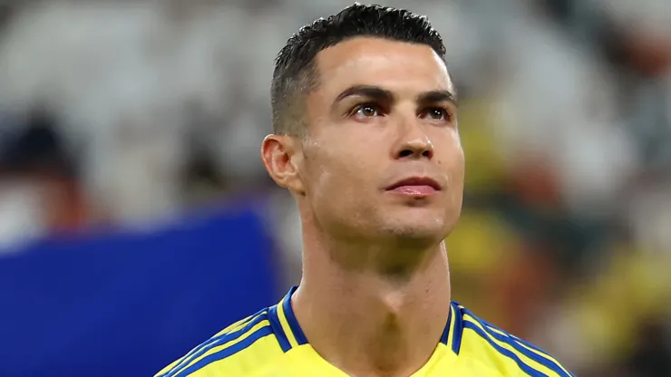 Cristiano Ronaldo of Al-Nassr during the AFC Champions League Elite match between Al-Nassr FC and Al Ain FC
