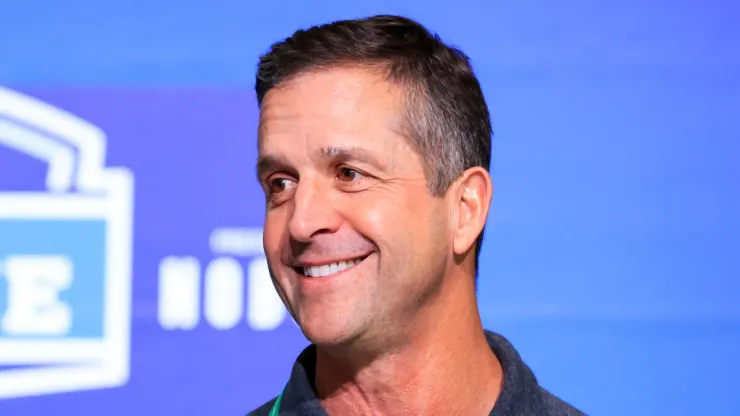 John Harbaugh head coach of the Baltimore Ravens
