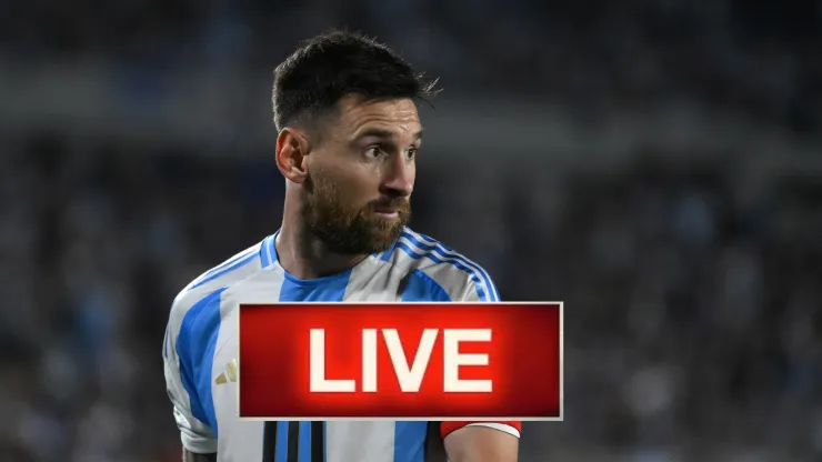 Lionel Messi of Argentina looks on during the FIFA World Cup 2026 South American Qualifier match 
