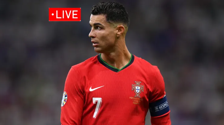 Cristiano Ronaldo of Portugal during the UEFA EURO 2024 round of 16 match between Portugal and Slovenia
