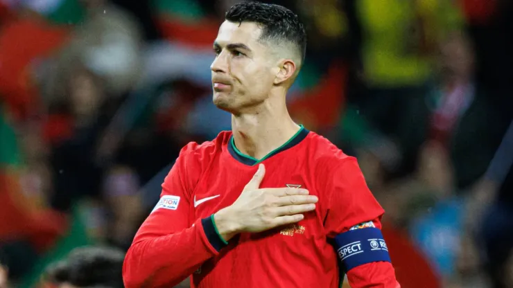 Cristiano Ronaldo seen during UEFA Nations League game between national teams of Portugal and Poland at Estadio do Dragao.
