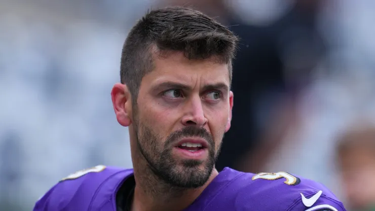 Justin Tucker kicker of the Baltimore Ravens
