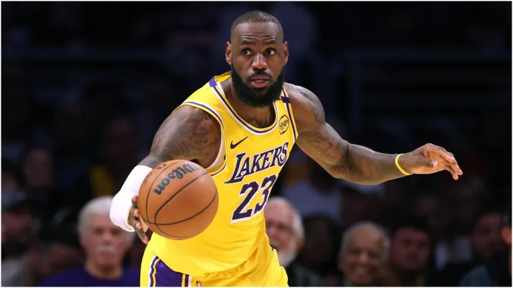 LeBron James of the Los Angeles Lakers 
