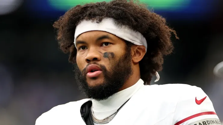 Kyler Murray #1 of the Arizona Cardinals looks on against the Seattle Seahawks at Lumen Field on November 24, 2024 in Seattle, Washington.
