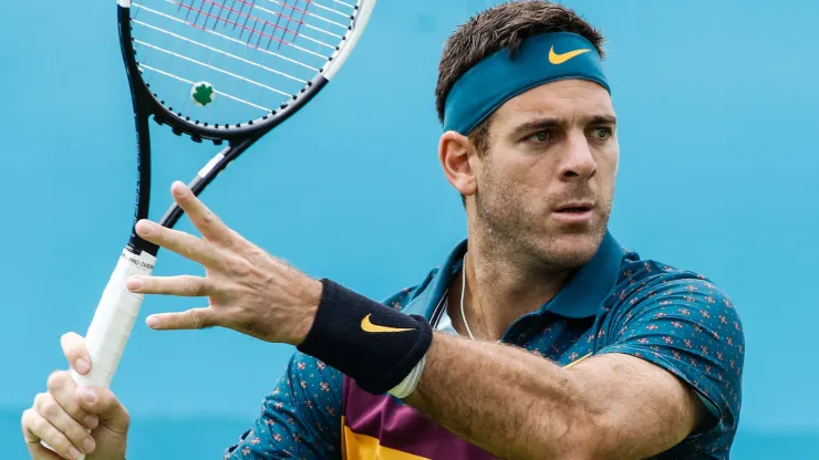 Fever-Tree Championships 2019 Juan Martin Del Potro in action against Denis Shapovalov
