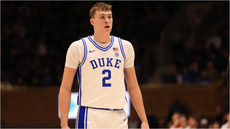 NCAA, College League, USA Basketball 2024: Seattle vs Duke NOV 29 November 29, 2024: Duke Blue Devils guard Cooper Flagg (2) catches a lob during the NCAA Basketball game between the Seattle Redhawks and the Duke Blue Devils at Cameron Indoor Stadium in Durham, North Carolina. Greg Atkins CSM 
