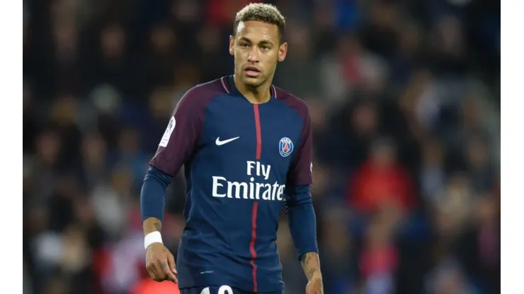 Neymar, con la piel de PSG, en un partido de la Ligue 1.
