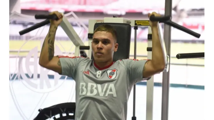 CONFIANZA. El jugador aseguró que demostrará todo su talento en cancha y de esta forma acabará con las criticas (FOTO: Prensa River Plate)
