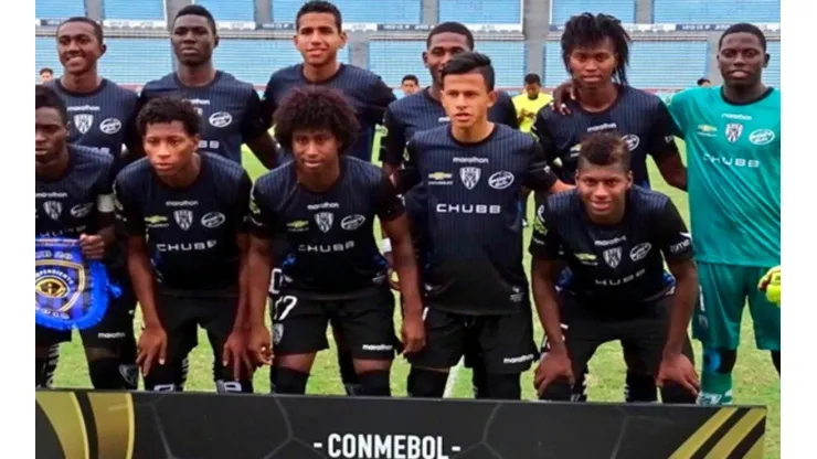 Incidentes después del encuentro Sub 20 entre Independiente del Valle (foto) y River de Uruguay.
