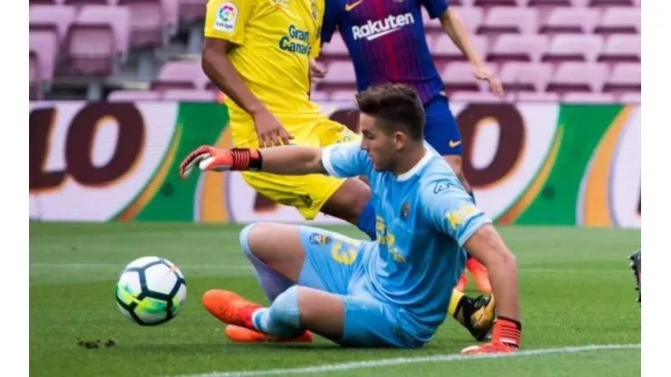 Leandro Chichizola ante Barcelona.
