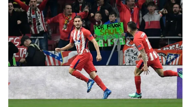 RÉCORD EUROPEO. Con su gol ante Sporting Lisboa, Koke se metió en la historia del Atlético Madrid.
