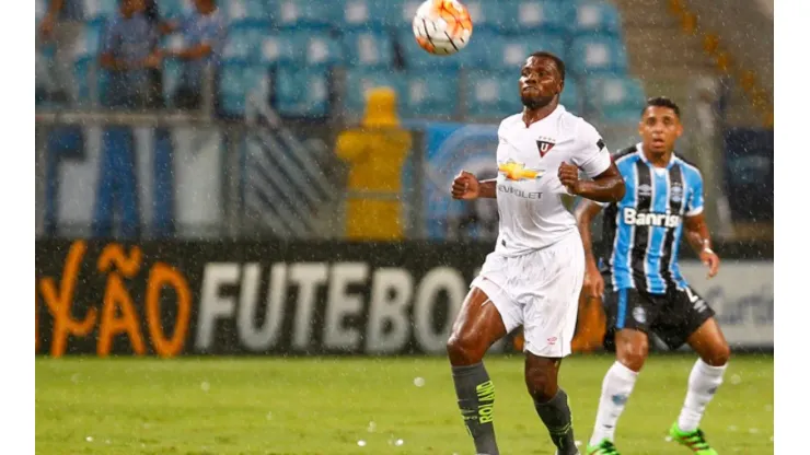 Tenorio, cuando jugaba para Liga de Quito.
