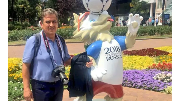 Jorge Luis Pinto se encuentra en Rusia como analista para radio y televisión de Colombia
