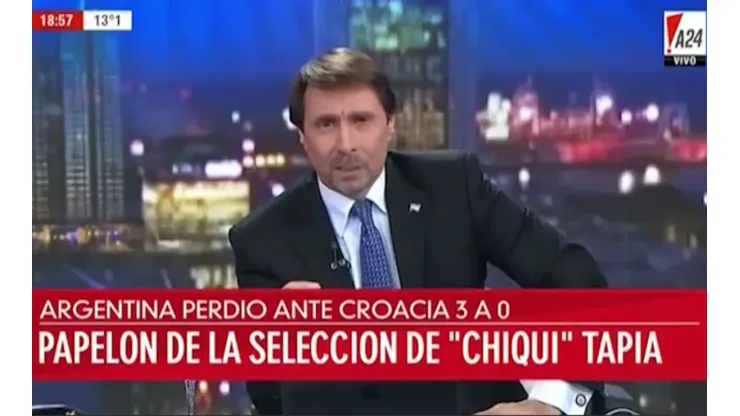 Feinmann se enojó y atacó a todos. No se salvó nadie.
