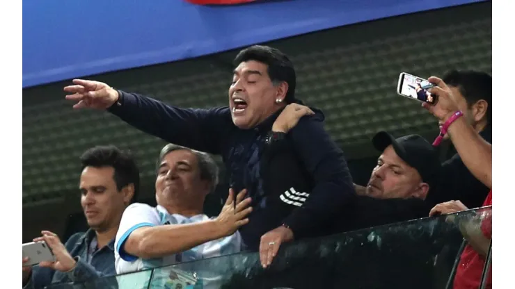 Maradona apoya al Tricolor en Rusia 2018.
