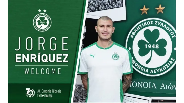 Chatón Enríquez se transformó en el refuerzo de AC Omonia Nicosia de Chipre.
