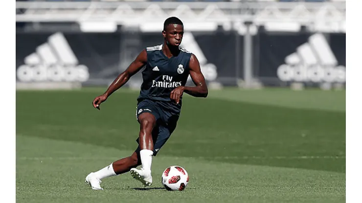 Vinícius JR. volvió locos a todos en su primer entrenamiento con el Real Madrid