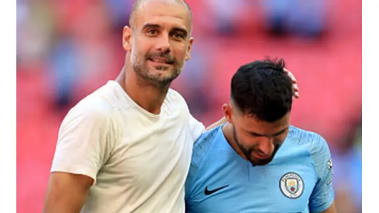 El último elogio de Guardiola para Kun Agüero